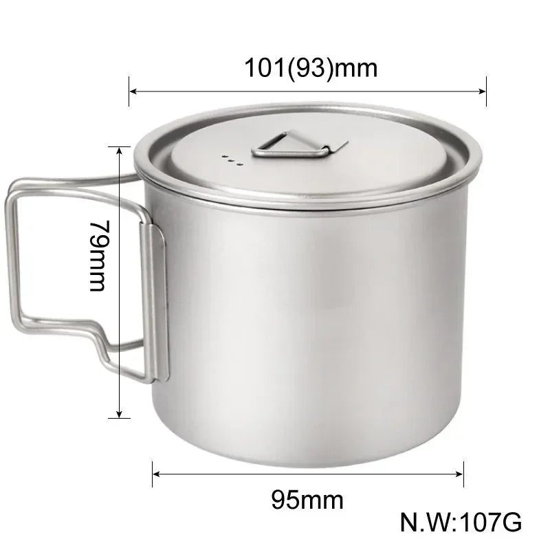 Ultralight titanium Pot