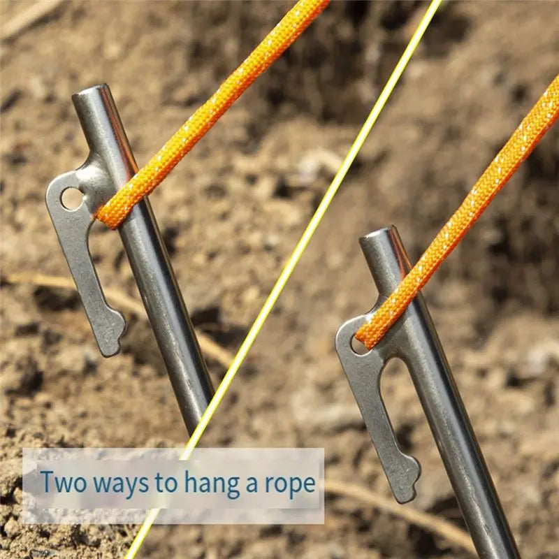 Titanium Alloy Unbreakable Tent Stakes