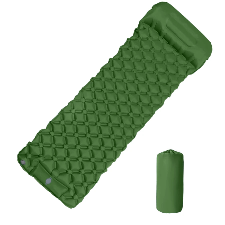 Camping Mattress Pad With Pillow